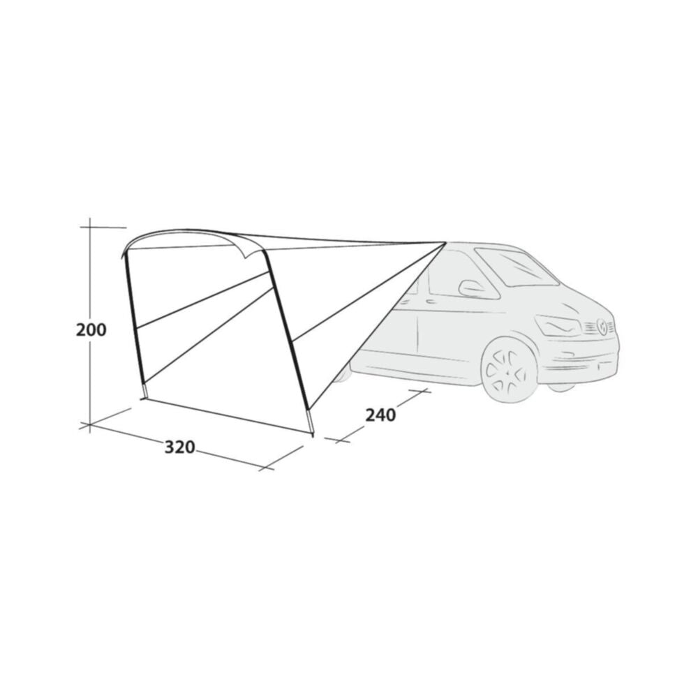  Outwell Touring Canopy Poled