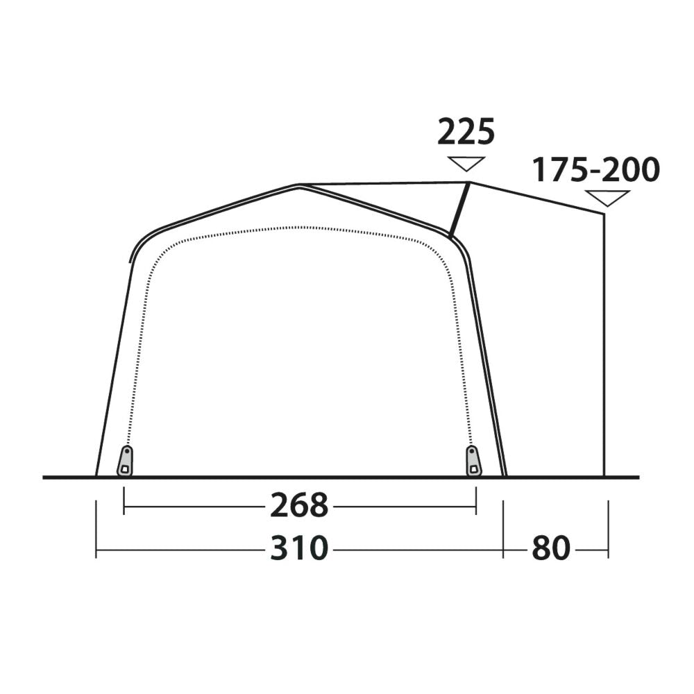  Outwell Jonesville 440sa Flex Awning