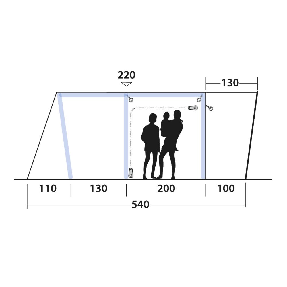  Outwell Jonesville 440sa Flex Awning