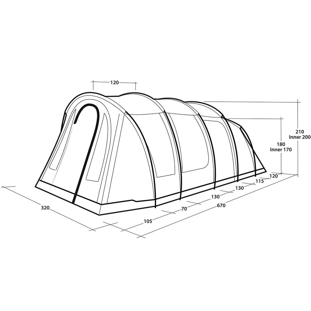  Outwell Phoenix 5 Tent (2025)