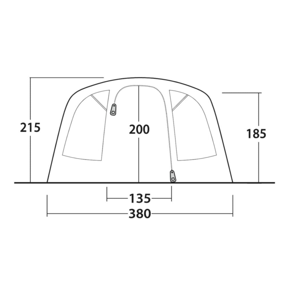 Outwell Colorado 6 Air Tent (2025)