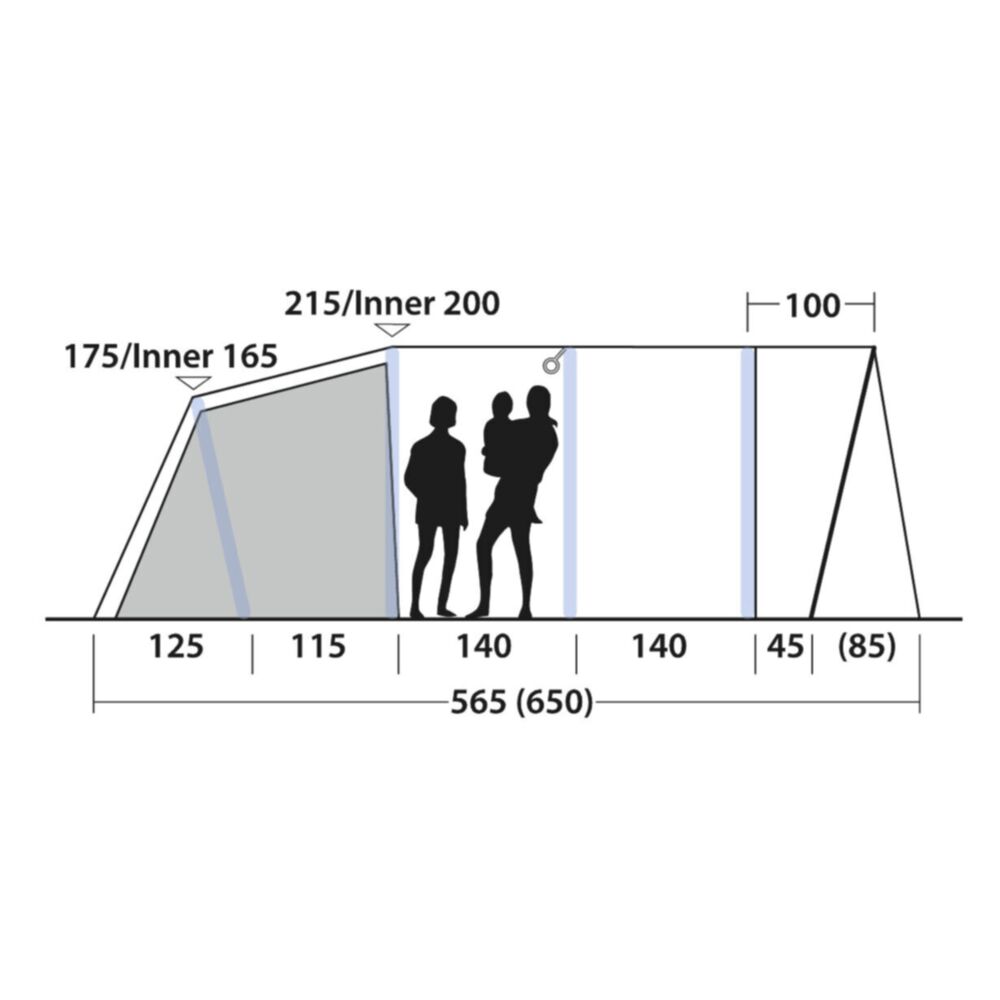  Outwell Colorado 6 Air Tent (2025)