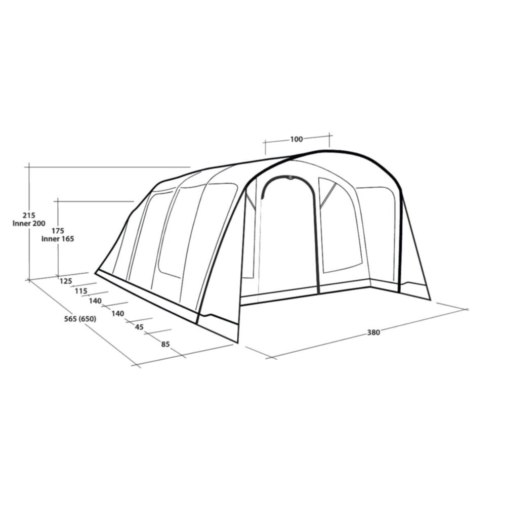  Outwell Colorado 6 Air Tent (2025)