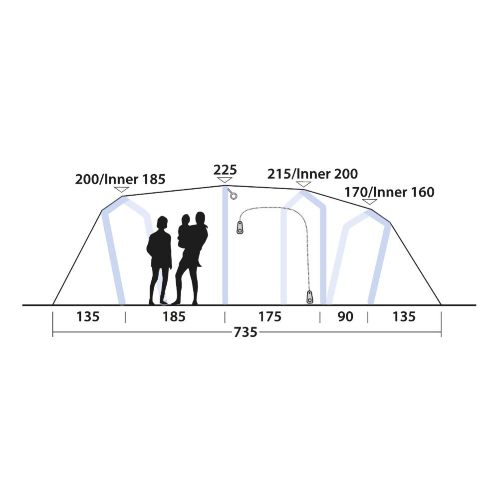  Outwell Hartford 6 Air Tent (2025)