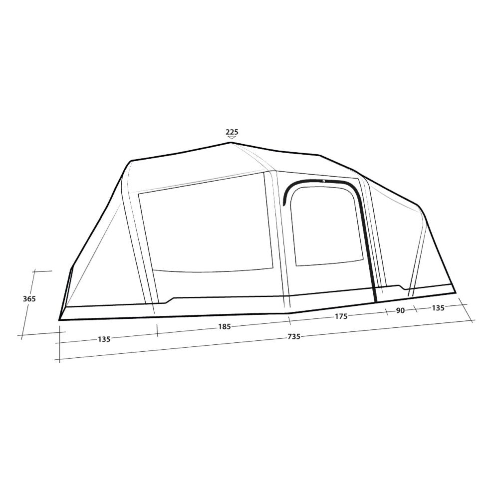  Outwell Hartford 6 Air Tent (2025)