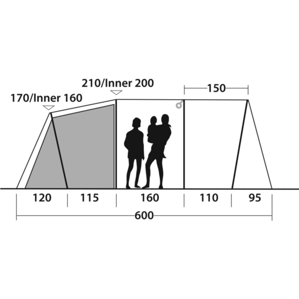  Outwell Rockwell 6 Tent (2025)