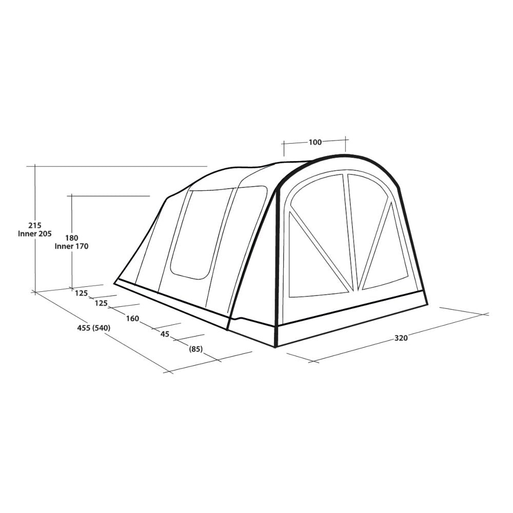  Outwell Flagstaff 5 Air Tent (2025)