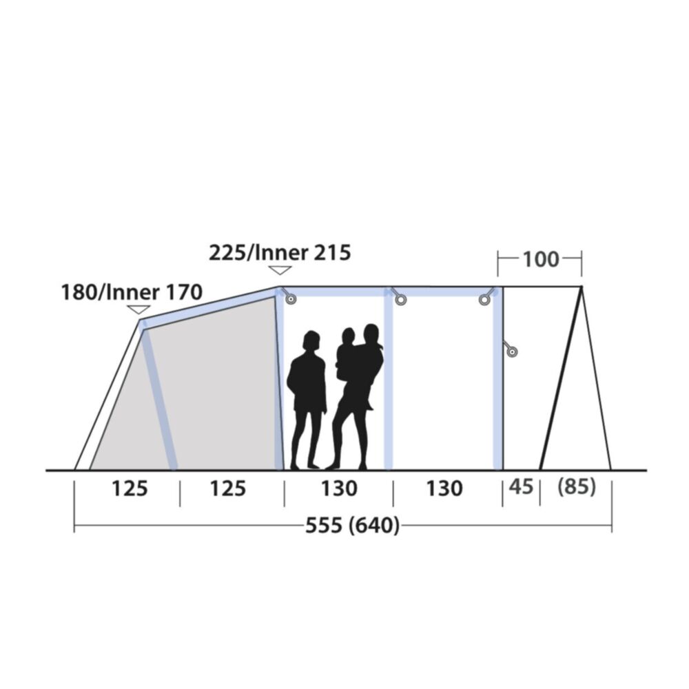  Outwell Alabama 6 Air TC Tent (2025)