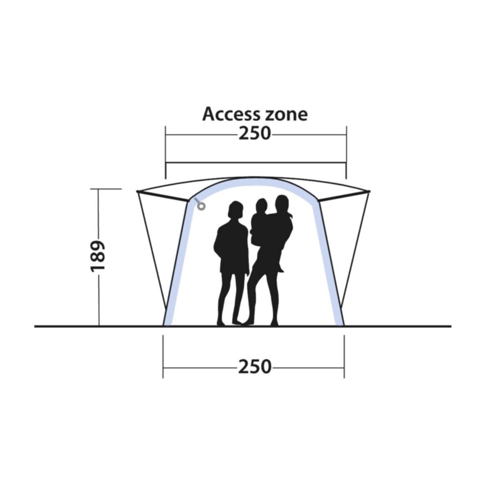  Outwell Daytona Air Awning (175-200cm) (2025)