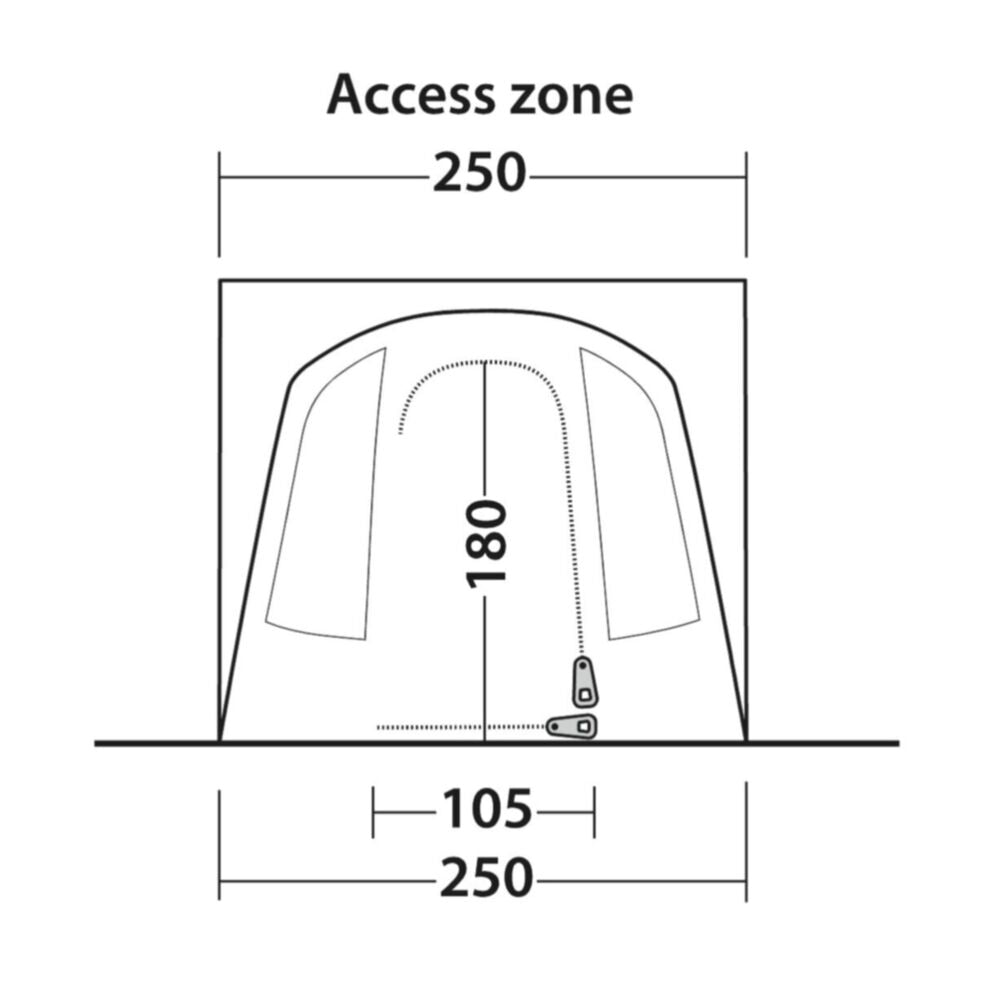  Outwell Pine Hills Awning (175-200cm) (2025)
