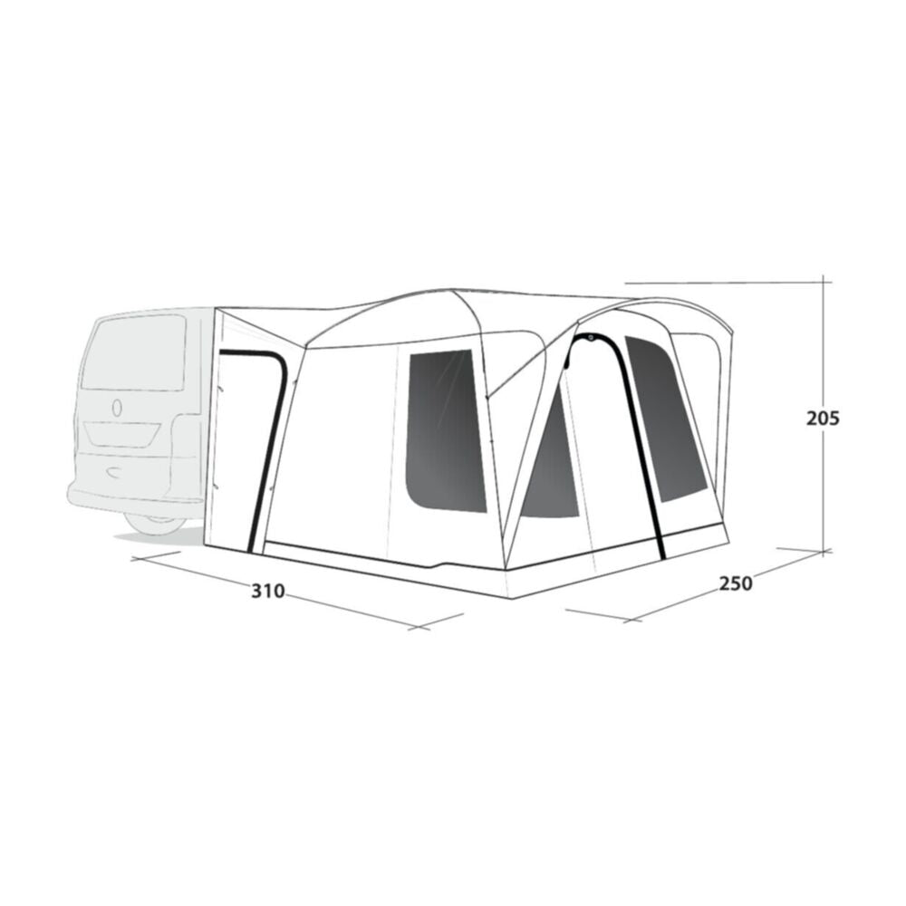  Outwell Pine Hills Awning (175-200cm) (2025)