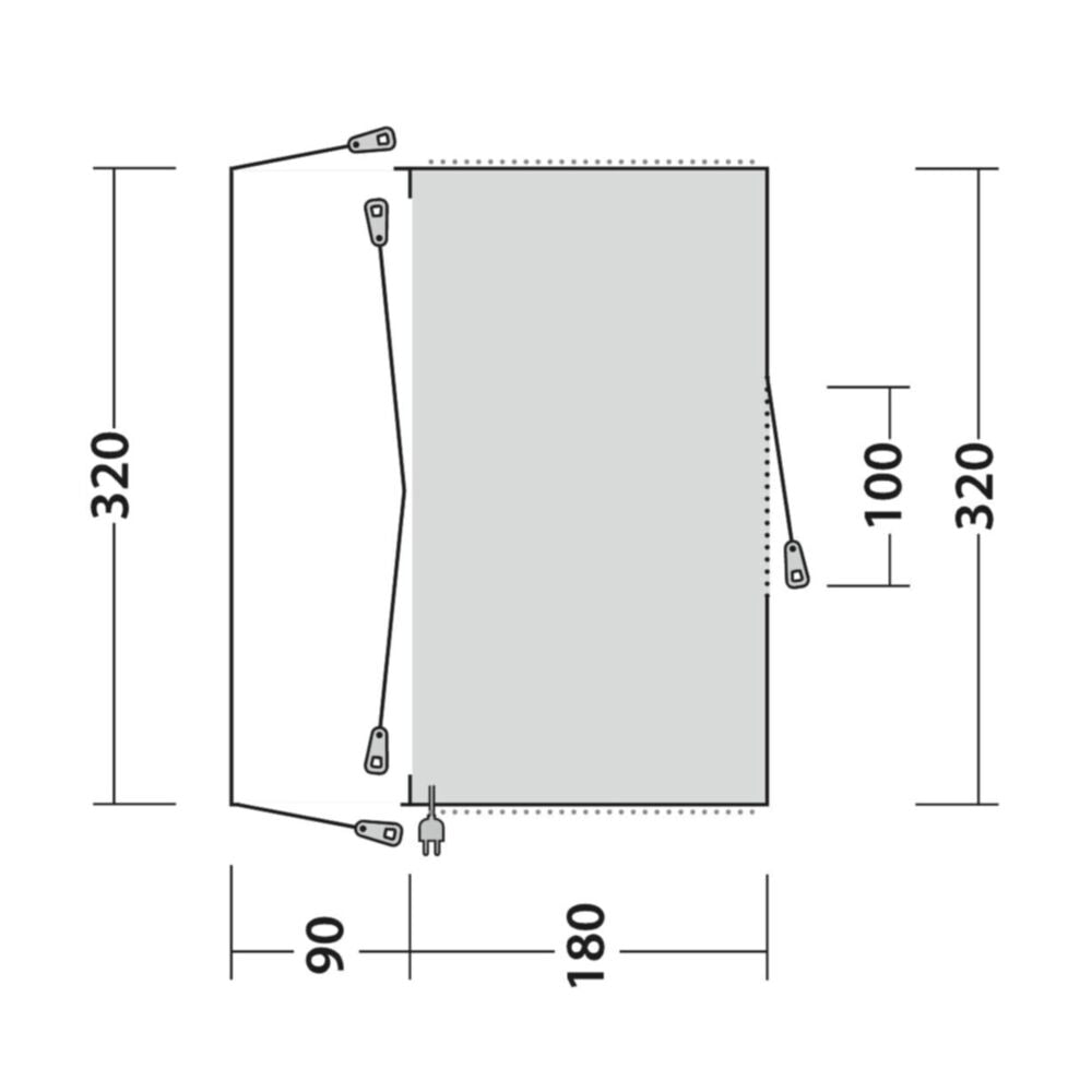  Outwell San Diego Awning (2025)