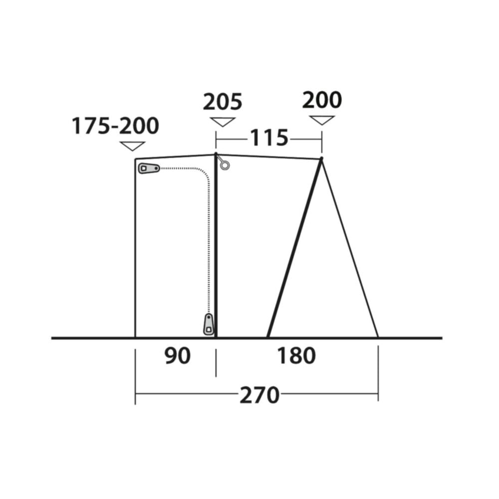  Outwell San Diego Awning (2025)