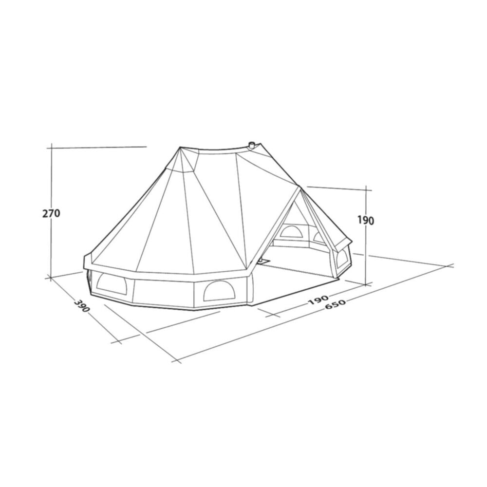 Outwell Robens Klondike Twin Tipi Tent (2023)