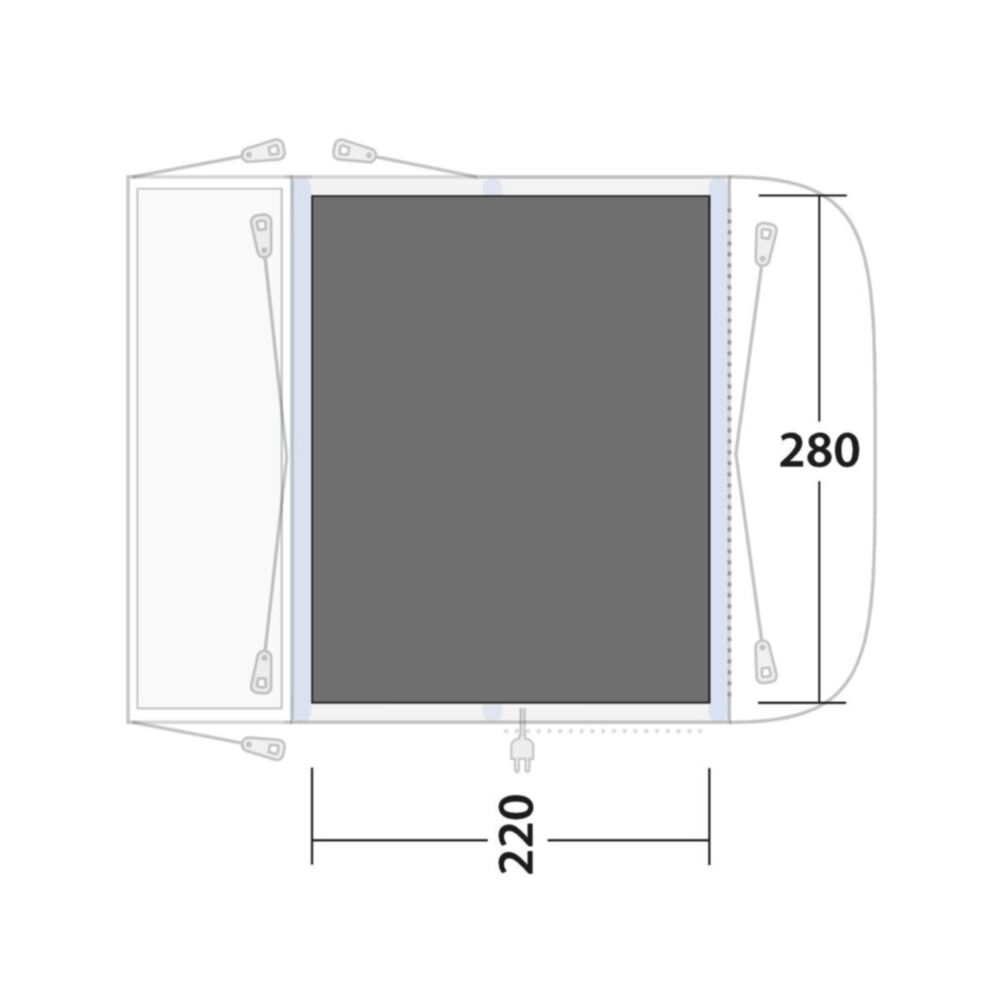  Outwell Newburg 240 Footprint Groundsheet