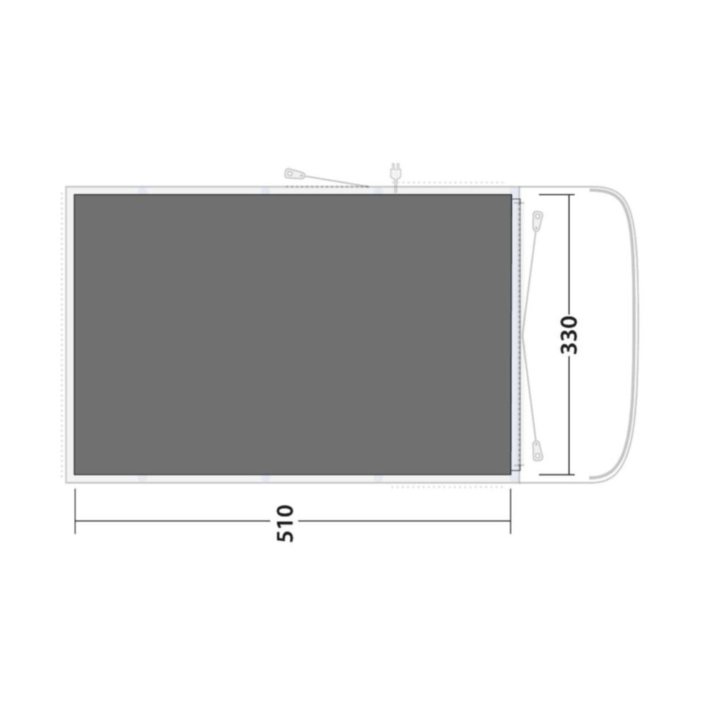  Outwell Hayward Lake 5ATC Footprint Groundsheet