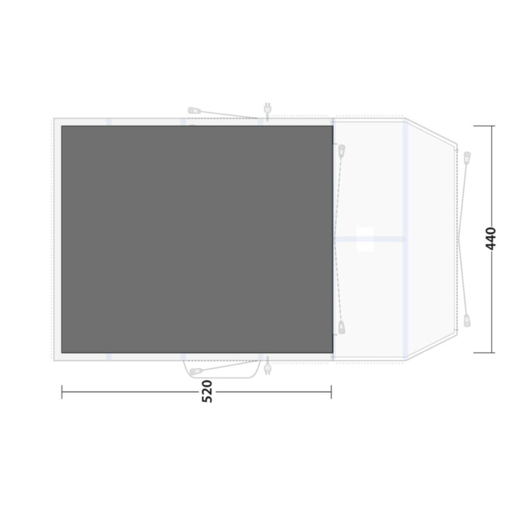  Outwell Knoxville 7SA Footprint Groundsheet