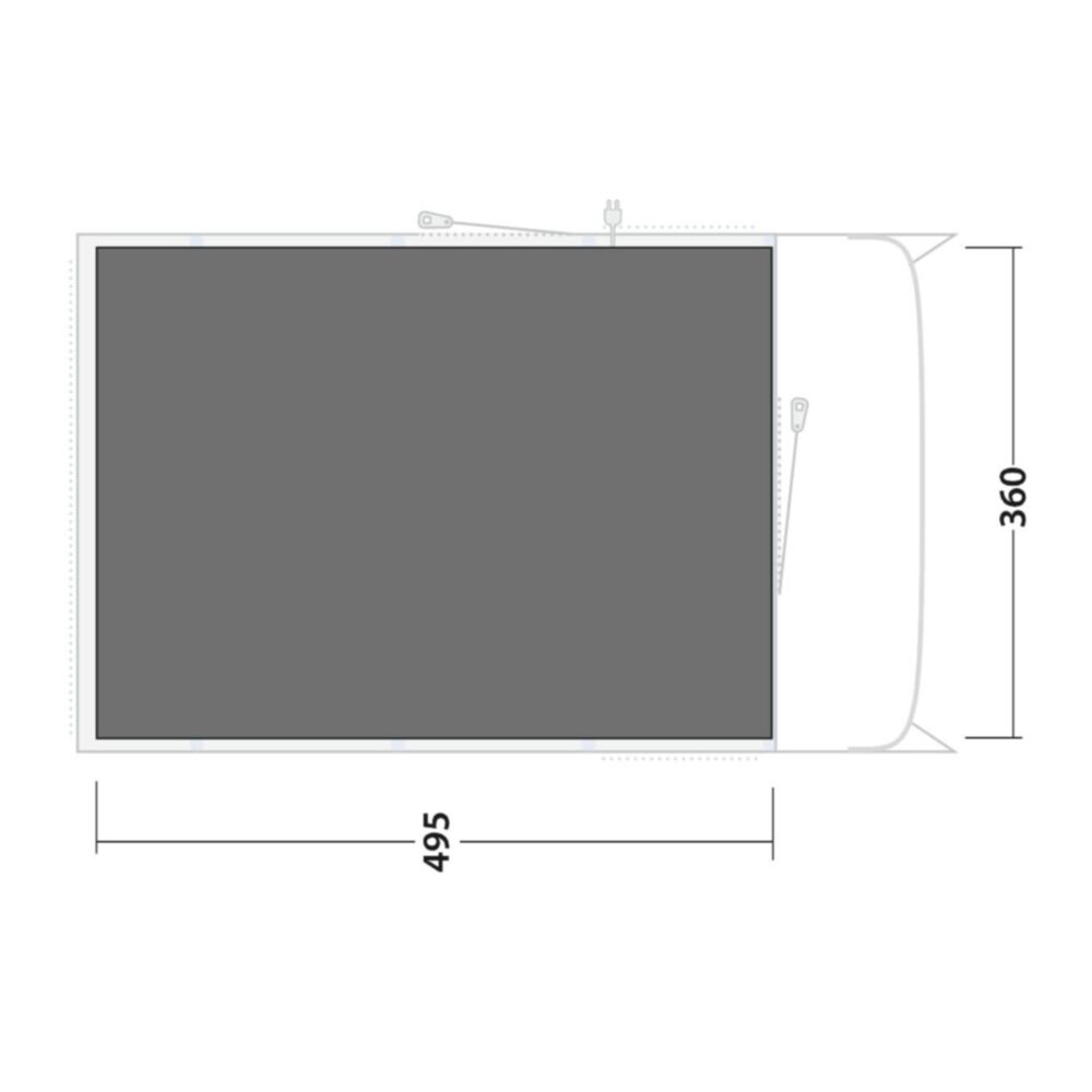  Outwell Colorado 6 Footprint