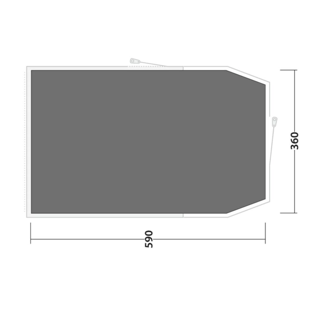 Outwell Rockwell 6 Footprint Groundsheet (590 X 360cm)