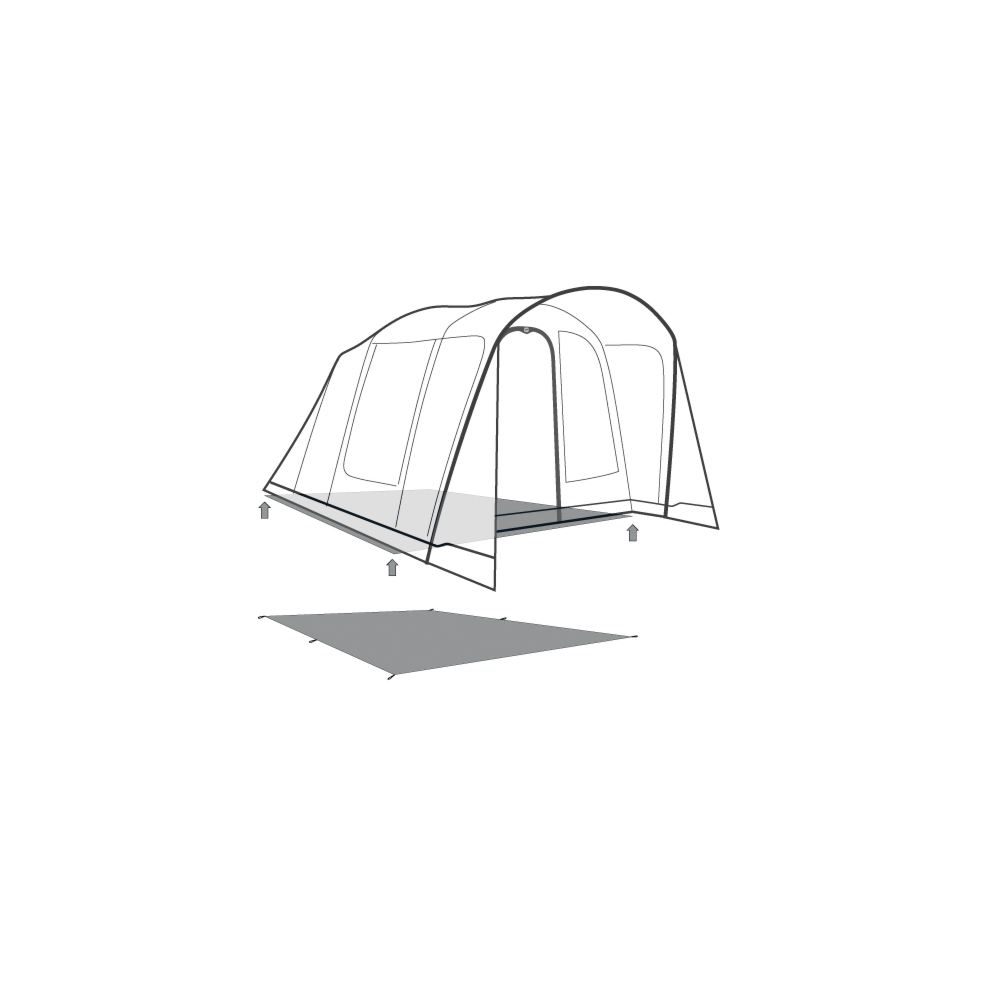  Outwell Monterey 4 Footprint Groundsheet (240 X 380cm)
