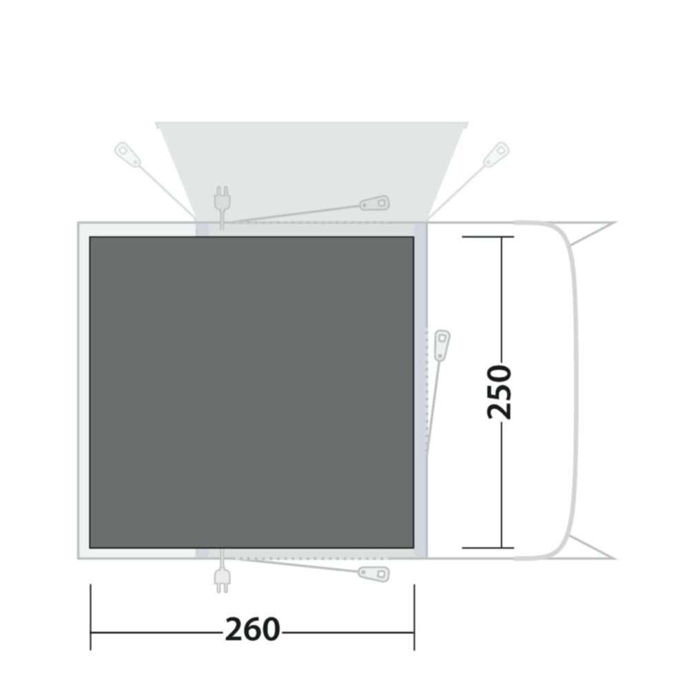  Outwell Footprint Groundsheet Talladega Air