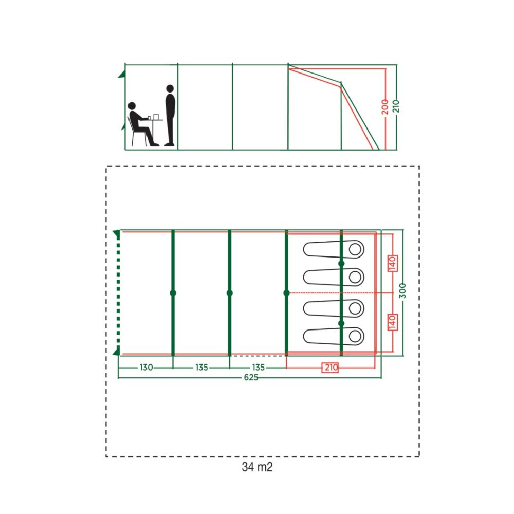  Coleman Vail 4L Tent