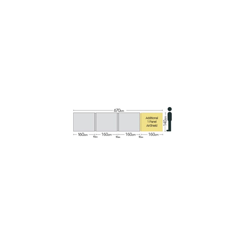 Quest Falcon Air Shield 500 - 3 Panels