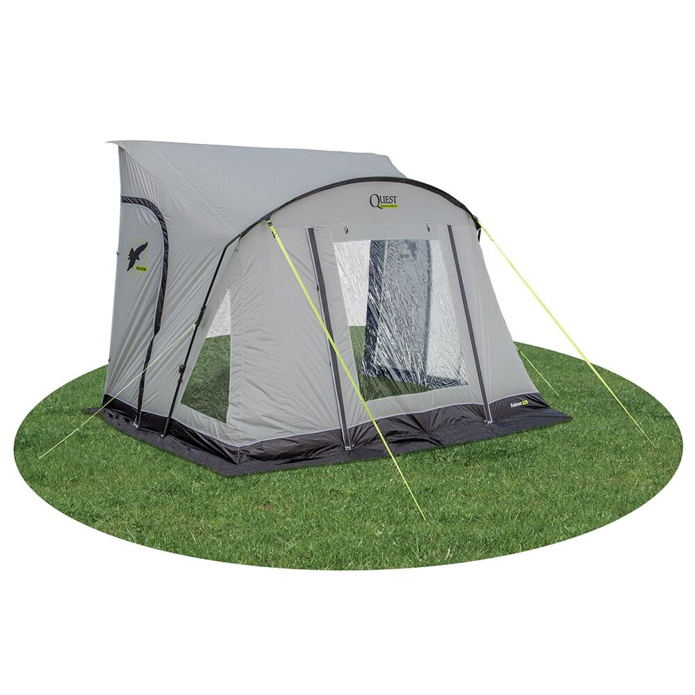  Quest Falcon Pro 325 Poled Porch Caravan Awning