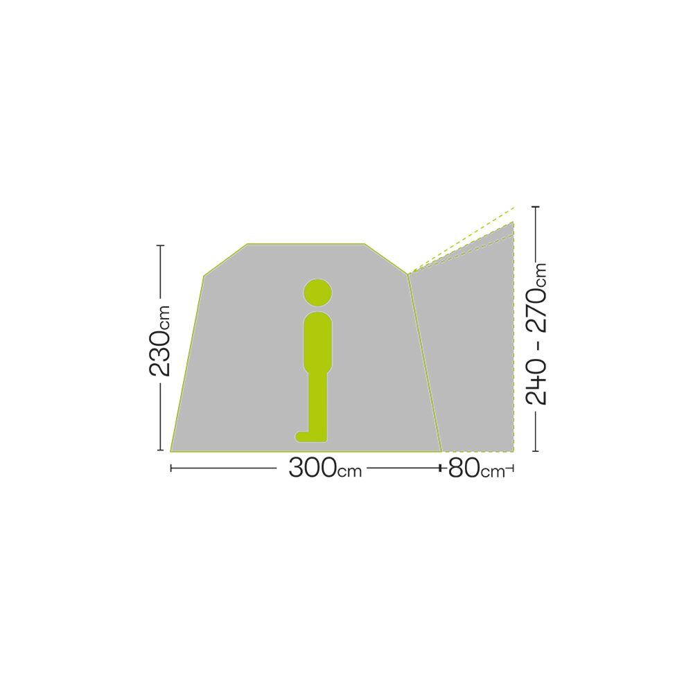  Quest Eagle Air Drive Away Awning (High: 240-270cm)