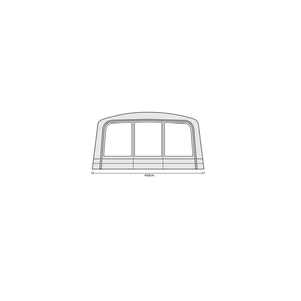  Outdoor Revolution Airedale 7.0se / 9.0se Front Porch Extension