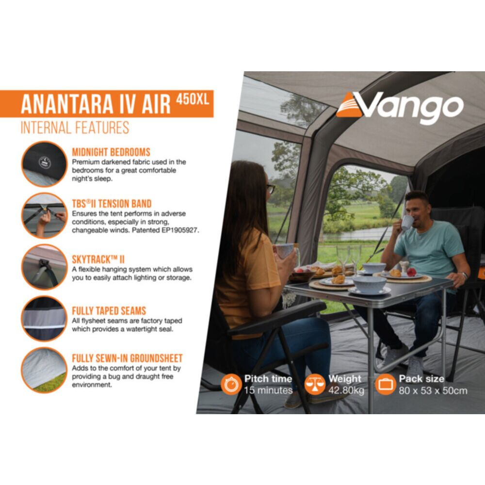 Vango Airbeam Vango Anantara IV 450xl Air Tent