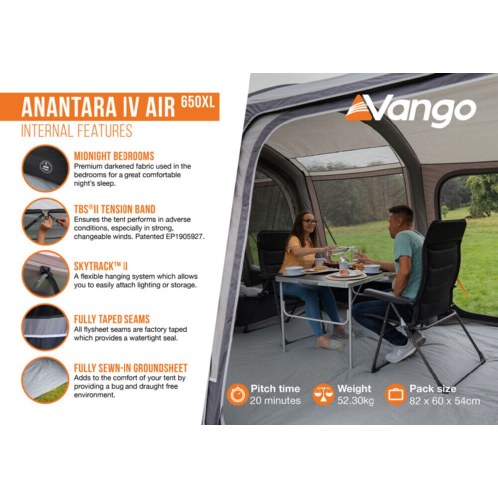 Vango Airbeam Vango Anantara IV 650xl Air Tent