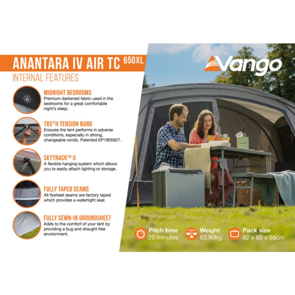 Vango Airbeam Vango Anantara IV TC 650xl Air Tent