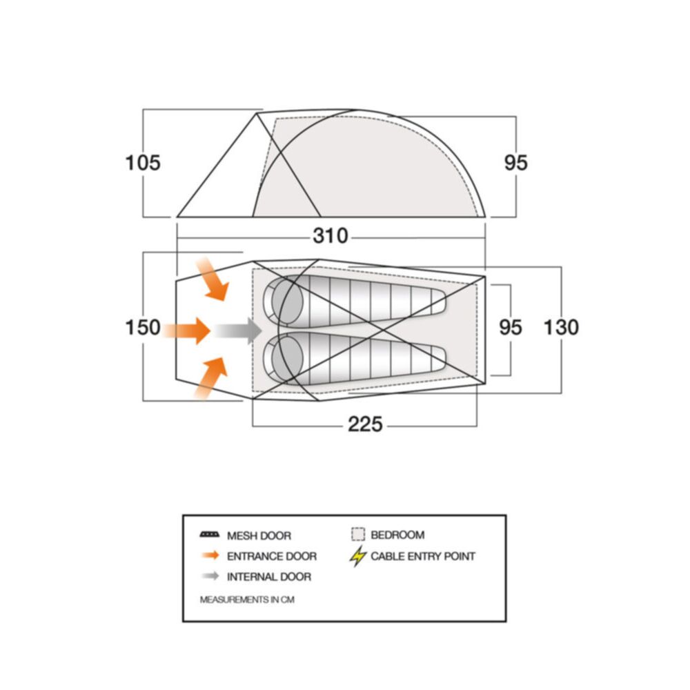  Vango Apex Geo 200 Tent