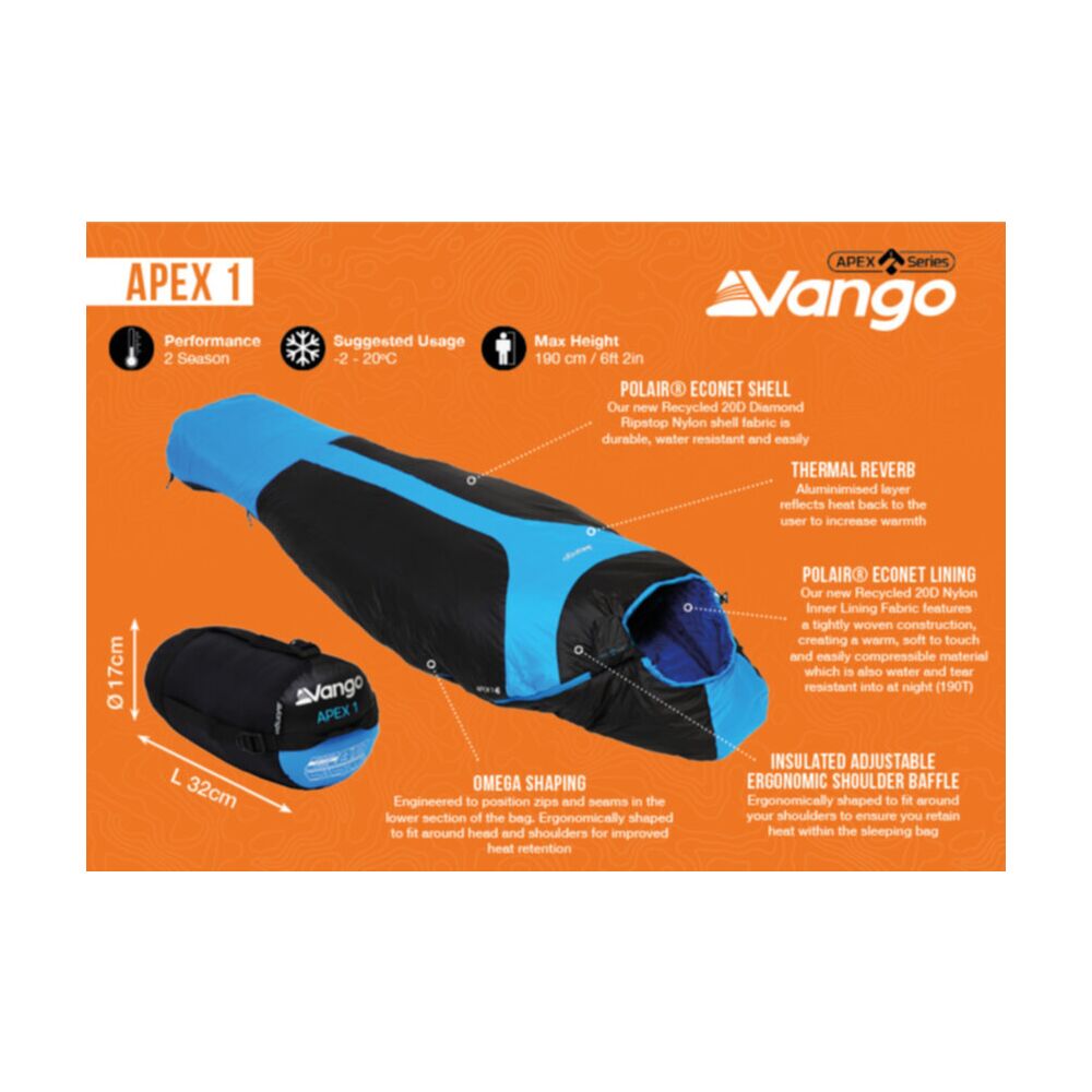  Vango Apex 1 Sleeping Bag