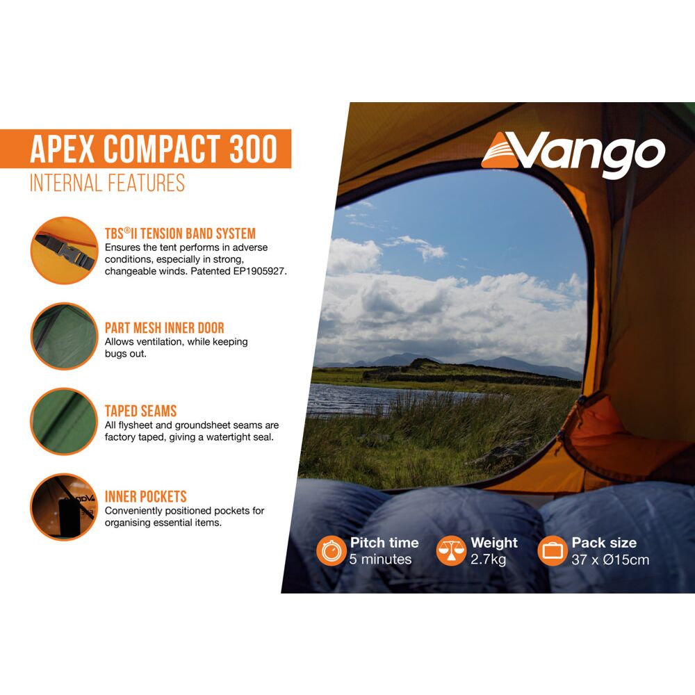  Vango Apex Compact 300 Tent (2025)