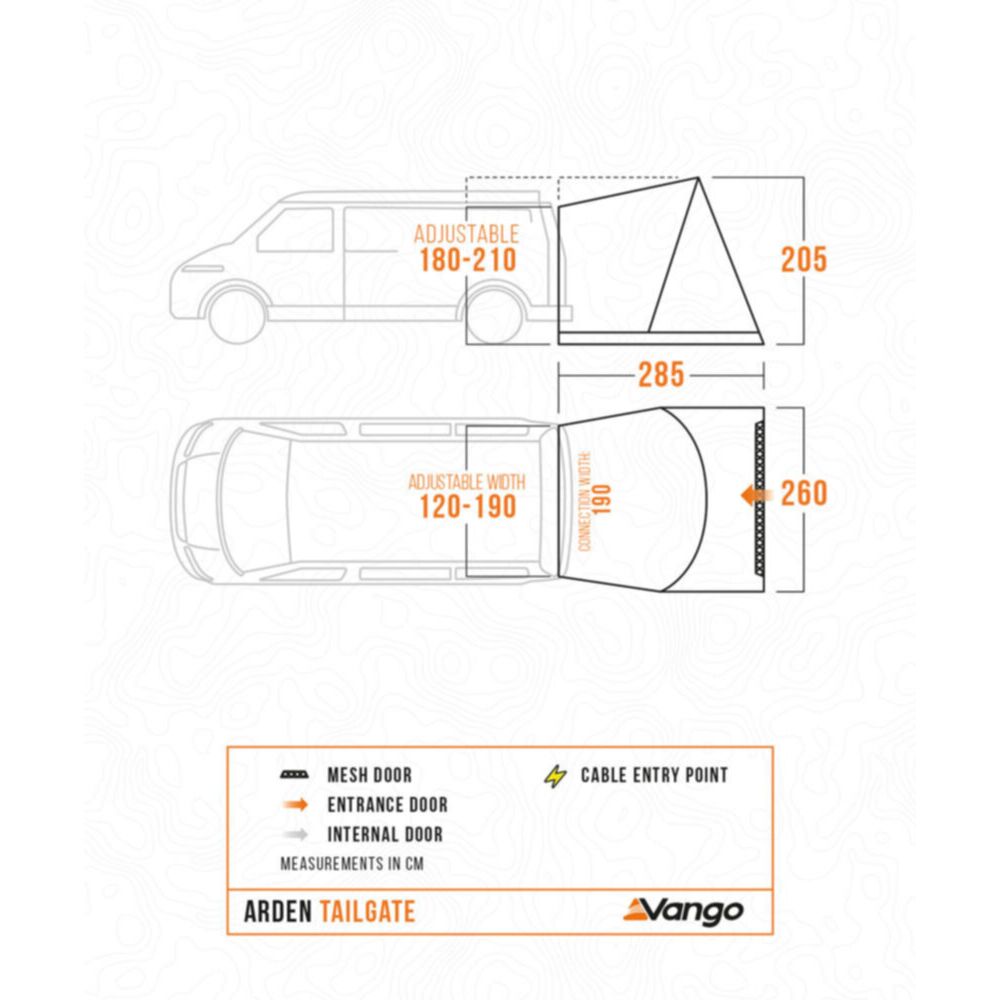  Vango Arden Tailgate Awning (2025)