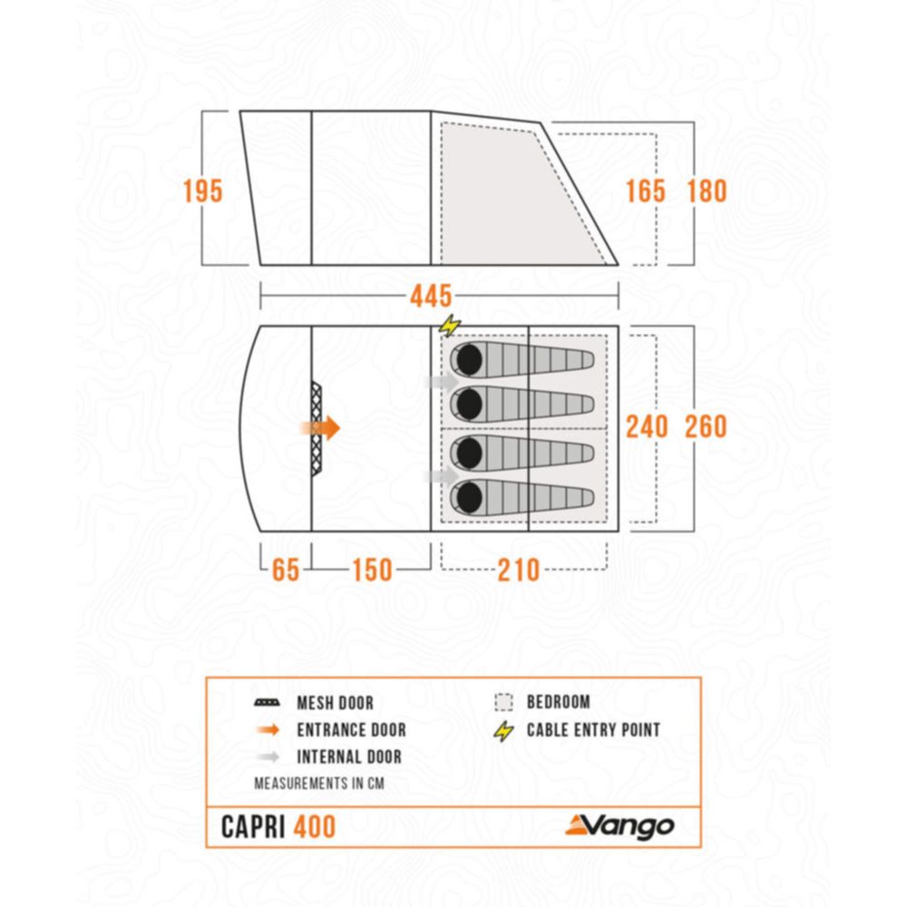  Vango Capri 400 Tent (2025)