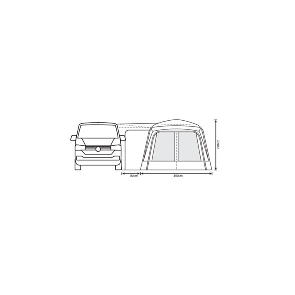  Outdoor Revolution Cayman Air High Awning (255-305cm)