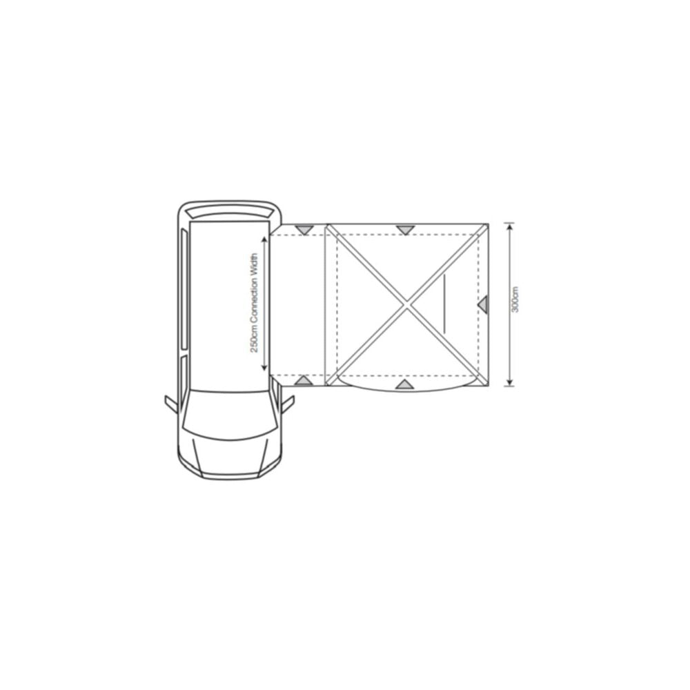  Outdoor Revolution Cayman Air High Awning (255-305cm)
