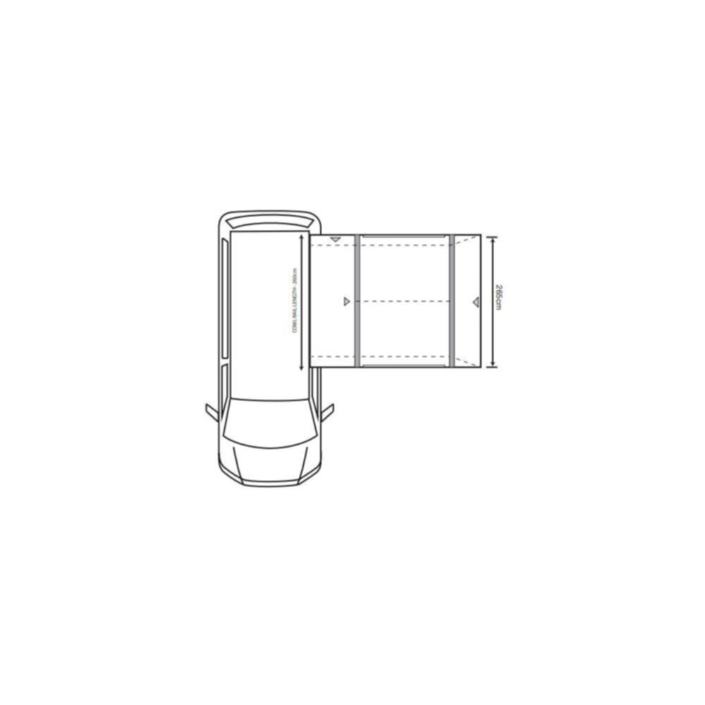  Outdoor Revolution Cayman Air T2 High With Footprint (255-305cm)