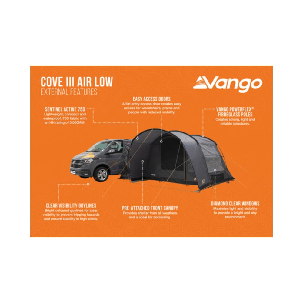  Vango Cove III Low Poled Awning (2025)