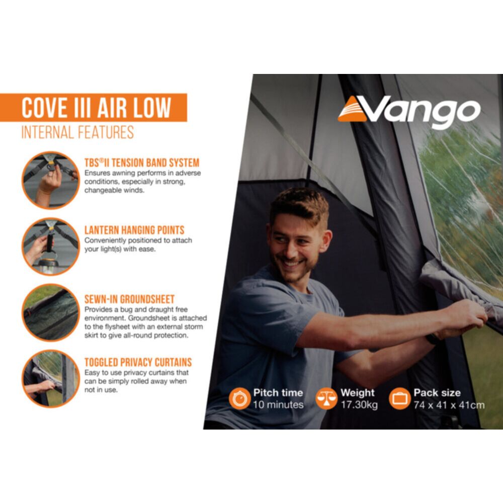  Vango Cove III Air Low Awning