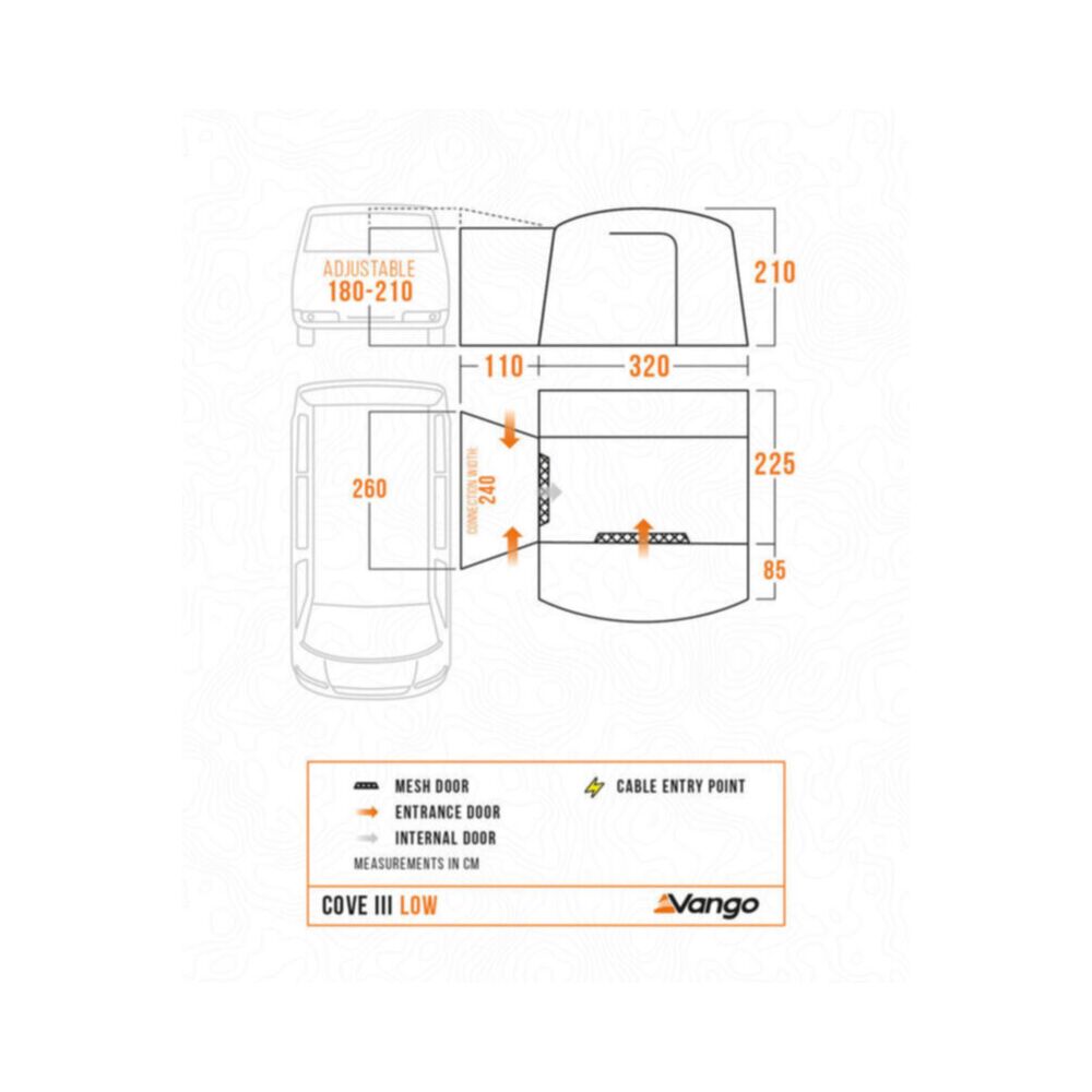  Vango Cove III Low Poled Awning (2025)