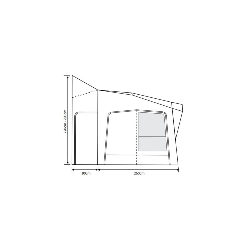  Outdoor Revolution Esprit Pro X 350M Awning (220-290cm)