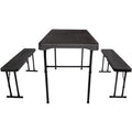  Quest Jet Stream Grassmoor Table And Bench Set