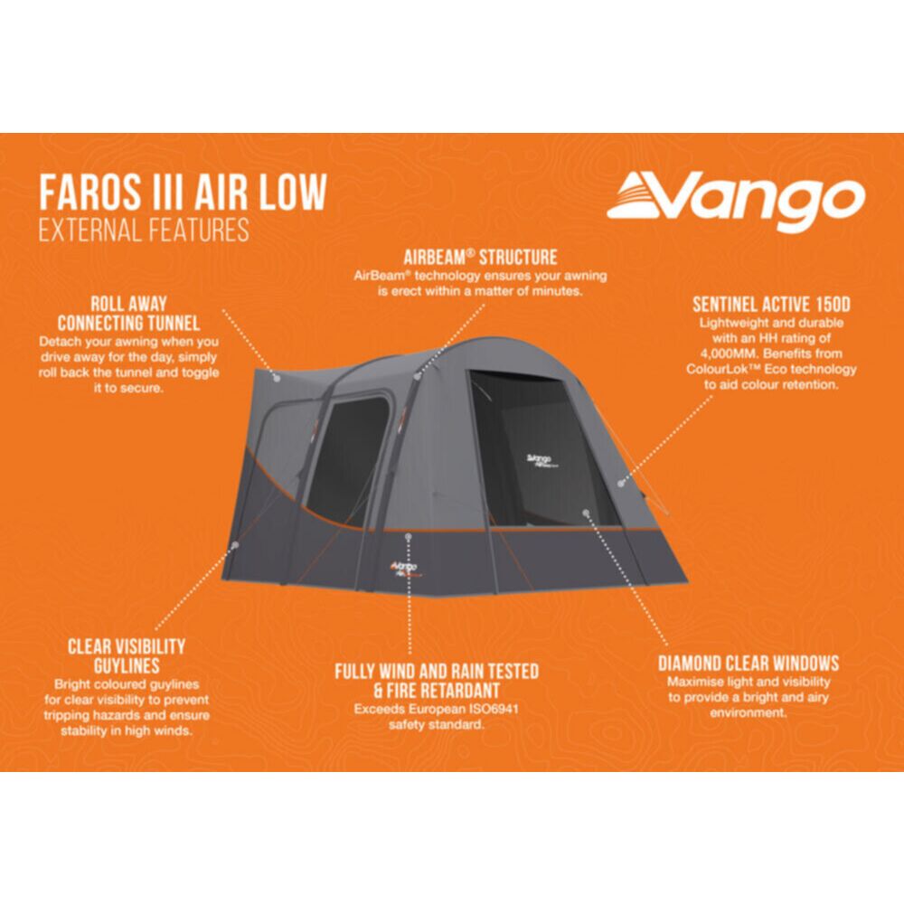 Vango Airbeam Vango Faros III Air Low Awning