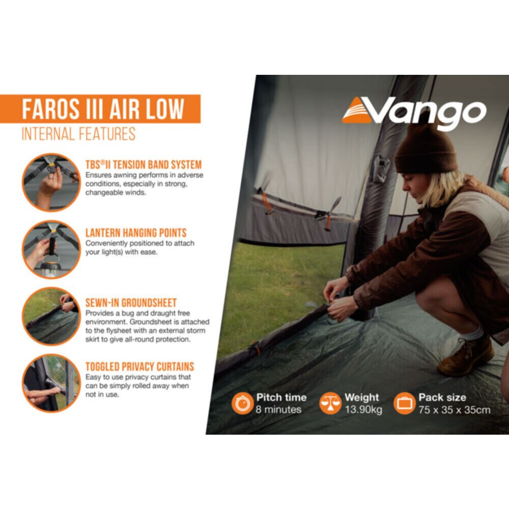 Vango Airbeam Vango Faros III Air Low Awning