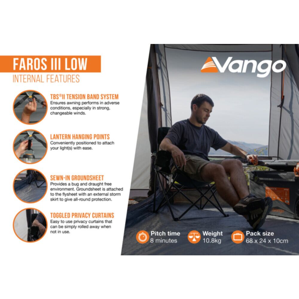  Vango Faros III Poled Awning (2025)