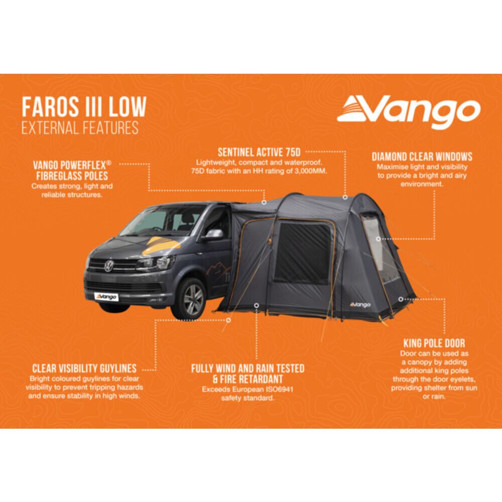  Vango Faros III Poled Awning (2025)